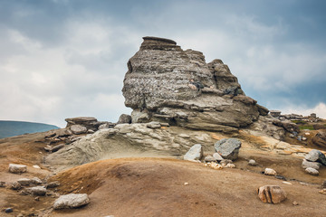 The Sphinx - Geomorphologic rocky structures in Bucegi Mountains, Romania