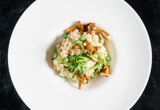 risotto with chanterelles