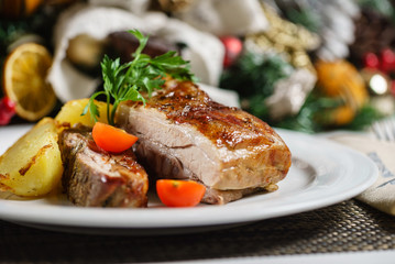 ribs with potatoes