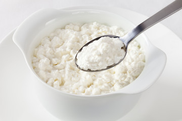 Cottage Cheese and Spoonful Lifting