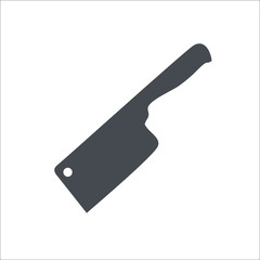 Butcher chef knife icon