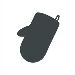 Oven mitts icon