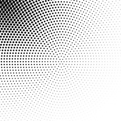 Vector abstract dotted halftone template background. Pop art dotted gradient design element. Grunge halftone textured pattern with dots.