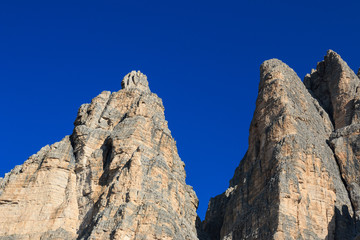 Fototapeta premium paesaggio alpino, nei pressi delle tre cime di Lavaredo - Dolomiti