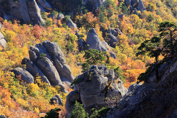 mount demerdzhi in the crimea
