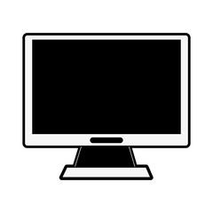 Computer screen technology icon vector illustration graphic design