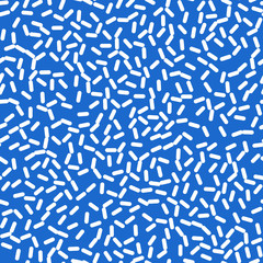 Retro Seamless Pattern in Memphis Style Design