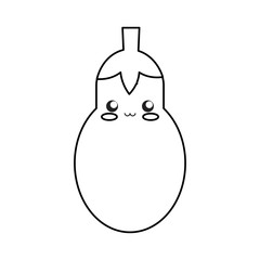 kawaii vegetables design concept