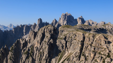 panorama nelle dolomiti di Sesto, nei pressi delle tre cime di Lavaredo