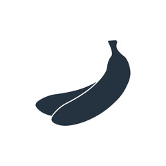 banana icon on white background, fitness, sport