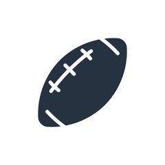 football ball icon on white background, fitness, sport