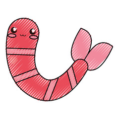 kawaii shrimp icon