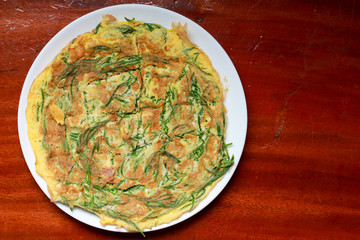 Fried Egg With Climbing Wattle,acacia menu