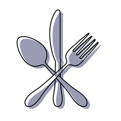cutlery  vector illustration