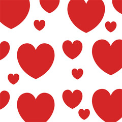 hearts love pattern background vector illustration design