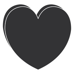 heart love isolated icon vector illustration design