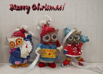 Christmas decoration. Christmas deer. Christmas card. 2018