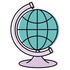 sphere planet isolated icon vector illustration design