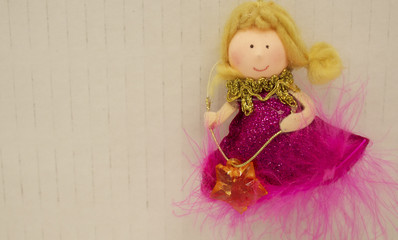 Christmas decoration. Christmas deer. Christmas card. 2018