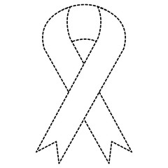 Fototapeta premium ribbon campaign isolated icon vector illustration design
