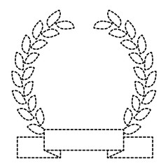 leafs crown isolated icon vector illustration design