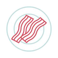 bacon stripes icon image