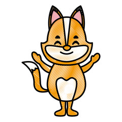 Cute cat cartoon icon vector illustration graphic design