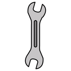 wrench key isolated icon vector illustration design
