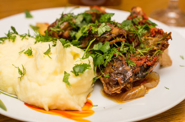Georgian dish Chahokhbili