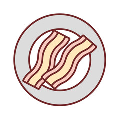 bacon stripes icon image