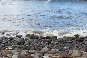 Hana Bay Pebble Beach, Maui, Hawaii.