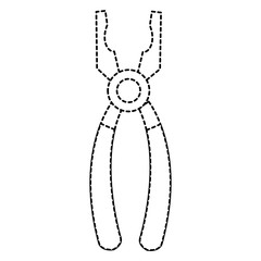 Fototapeta premium pliers tool isolated icon vector illustration design