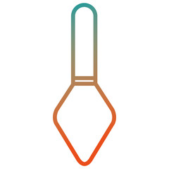 spatula tool isolated icon vector illustration design
