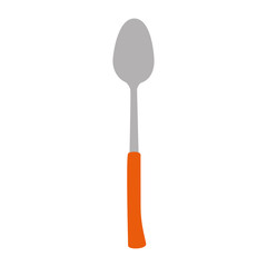 spoon cutlery tool icon vector illustration design
