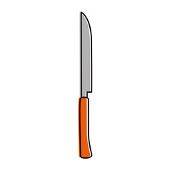 knife cutlery tool icon vector illustration design