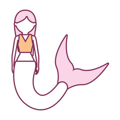 cute mermaid icon image