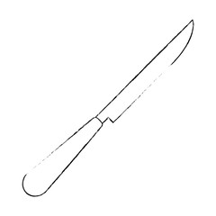 knife cutlery tool icon vector illustration design