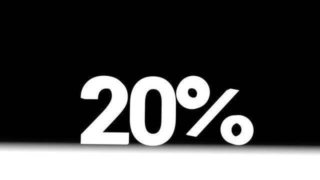 text of the discount falls and jumps