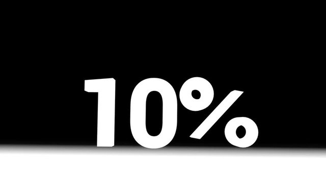 text of the discount falls and jumps