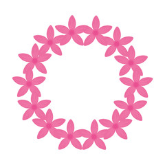 beautiful tropical flowers design 