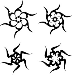 Sun Tribal Tattoo Design