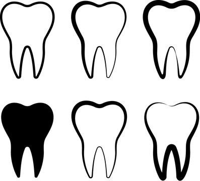 Teeth Icon Design, Medical Design