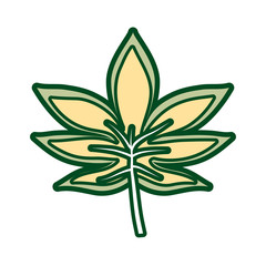 tropical leaves design