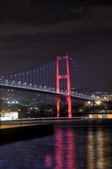 Fototapeta na wymiar Bosporus Brücke Istanbul