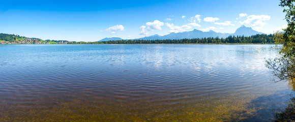 Allgäu - Panorama Hopfensee bei Füssen - Alpen