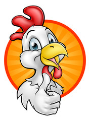 Chicken Rooster Cartoon Character