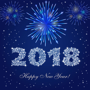 New 2018 Year Fireworks