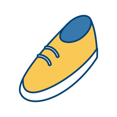 Shoe cartoon isolated icon vector illustration graphic design