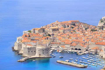 Beautiful view of the ancient city of Dubrovnik, Croatia