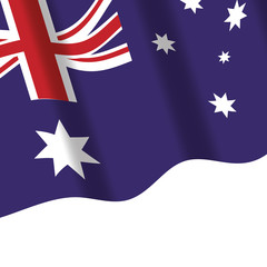Obraz na płótnie Canvas australia flag design